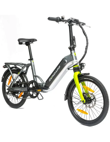 Rower Elektryczny Męski Damski Składany 20" SHIMANO Tarcze 250 W LCD Alu