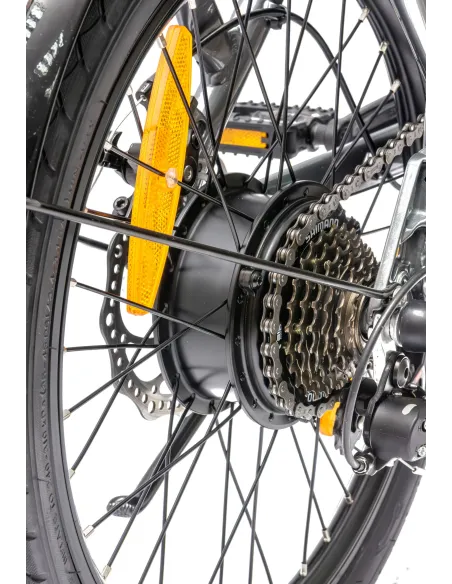 Rower Elektryczny Męski Damski Składany 20" SHIMANO Tarcze 250 W LCD Alu