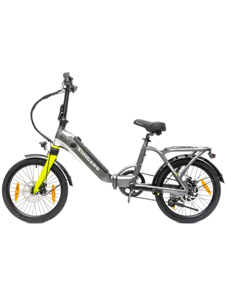 Elektryczny Rower Składany 20 Męski Damski Miejski Składak ALU Tarcze Bagaż