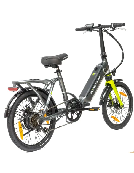 Elektryczny Rower Składany 20 Męski Damski Miejski Składak ALU Tarcze Bagaż