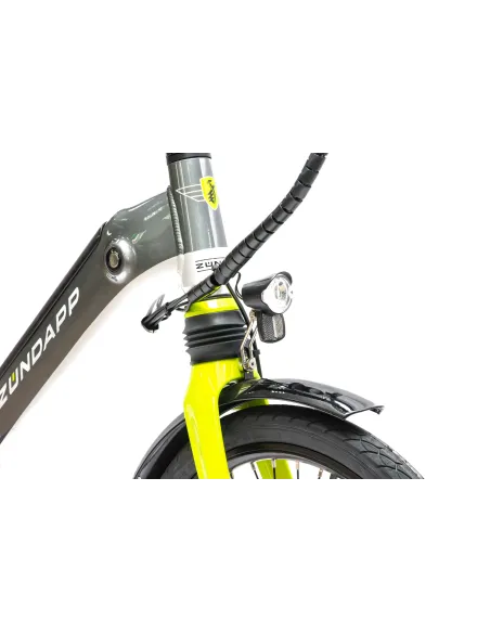 Elektryczny Rower Składany 20 Męski Damski Miejski Składak ALU Tarcze Bagaż