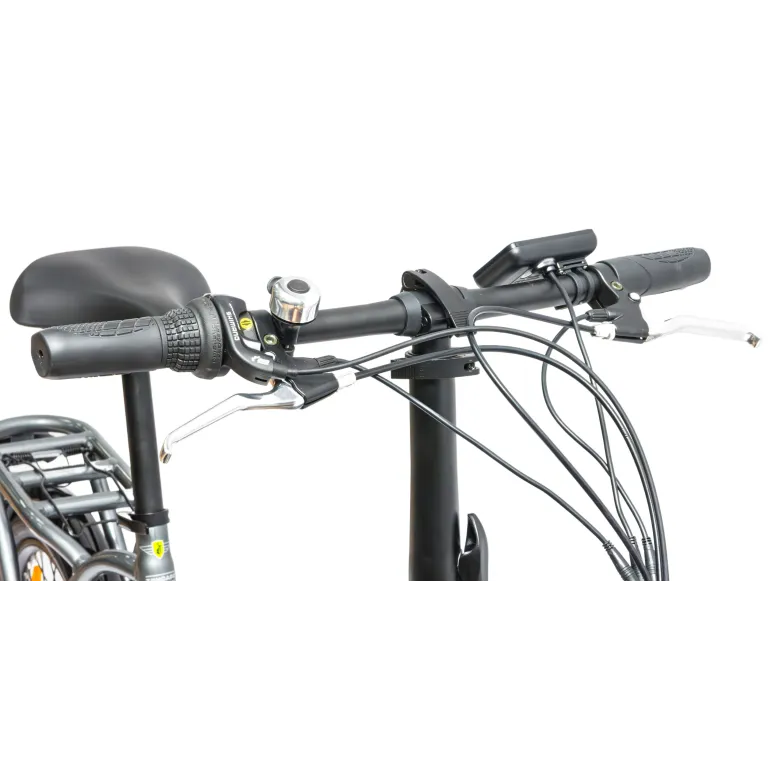 Elektryczny Rower Składany 20 Męski Damski Miejski Składak ALU Tarcze Bagaż