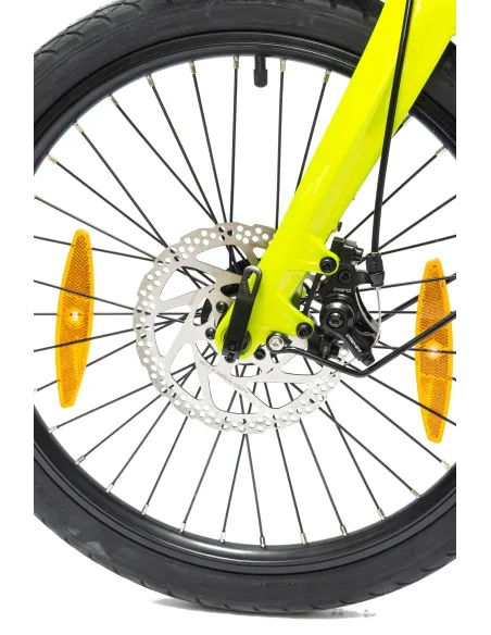 Elektryczny Rower Składany 20 Męski Damski Miejski Składak ALU Tarcze Bagaż