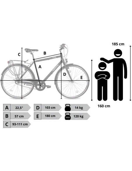Rower Męski Miejski 28" Nexus Torpedo SHIMANO Światła Błotniki Bagażnik
