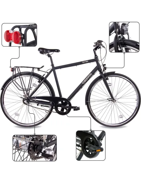 Rower Męski Miejski 28" Nexus Torpedo SHIMANO Światła Błotniki Bagażnik