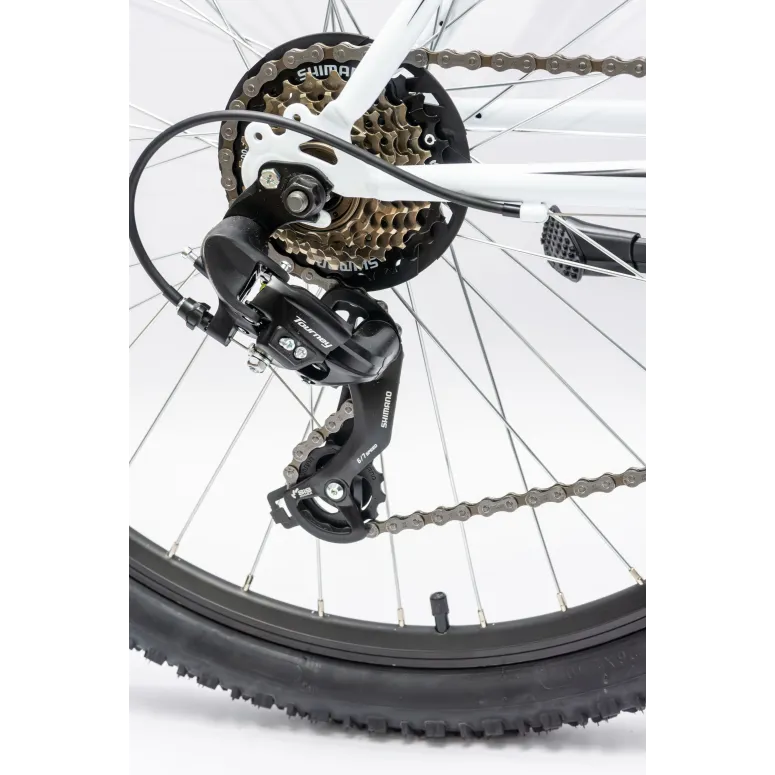 Rower Górski Uniwersalny 26 Młodzieżowy MTB 21 Biegów Shimano Góral Dzwonek