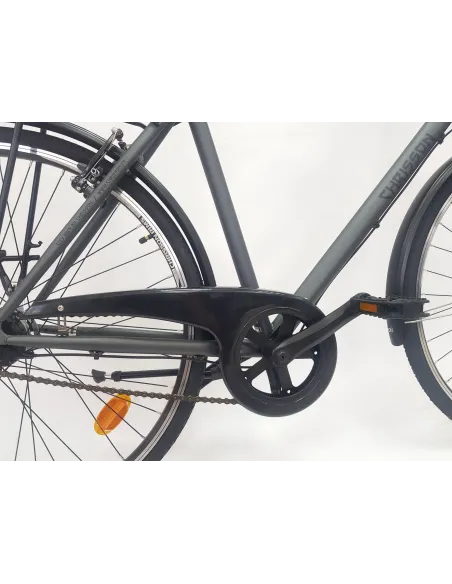 Rower Miejski 28 Męski Stal Nexus 7 Kontra Bagażnik Światła Błotniki