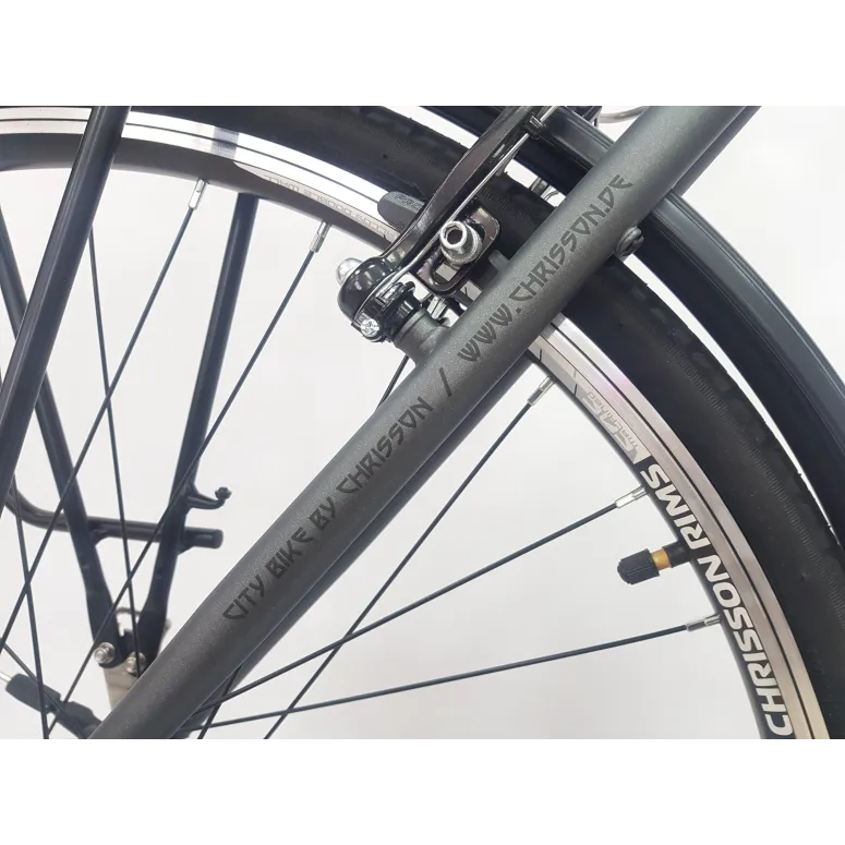 Rower Miejski 28 Męski Stal Nexus 7 Kontra Bagażnik Światła Błotniki