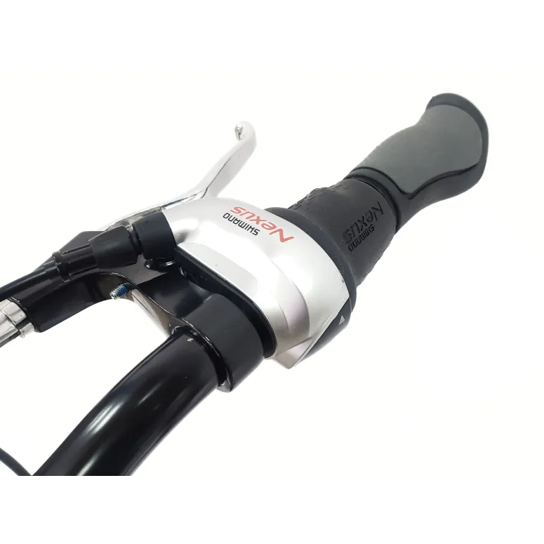 Rower Miejski 28 Męski Stal Nexus 7 Kontra Bagażnik Światła Błotniki