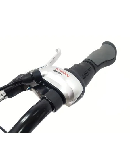 Rower Miejski 28 Męski Stal Nexus 7 Kontra Bagażnik Światła Błotniki