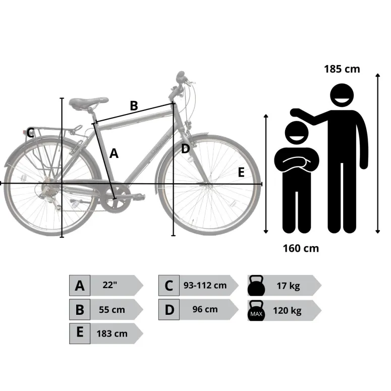 Rower Męski Miejski Koła 28" SHIMANO Bagażnik Błotniki Oświetlenie Lekki
