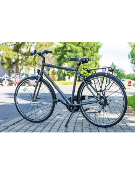 Rower Męski Miejski Koła 28" SHIMANO Bagażnik Błotniki Oświetlenie Lekki