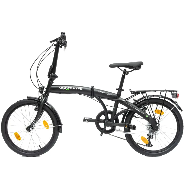 Rower Składany 20 Stal Męski Damski Miejski Składak Dzwonek Światła Bagaż