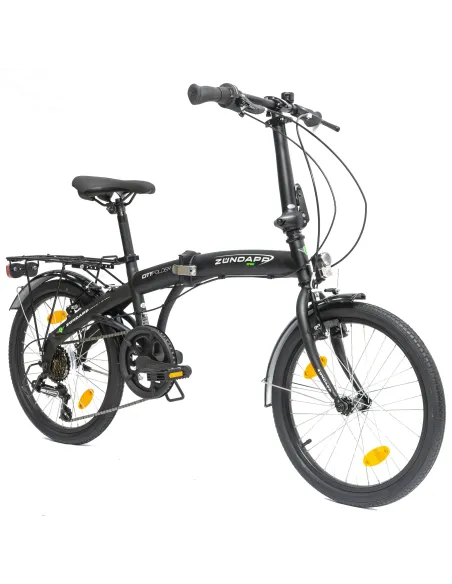 Rower Składany 20 Stal Męski Damski Miejski Składak Dzwonek Światła Bagaż