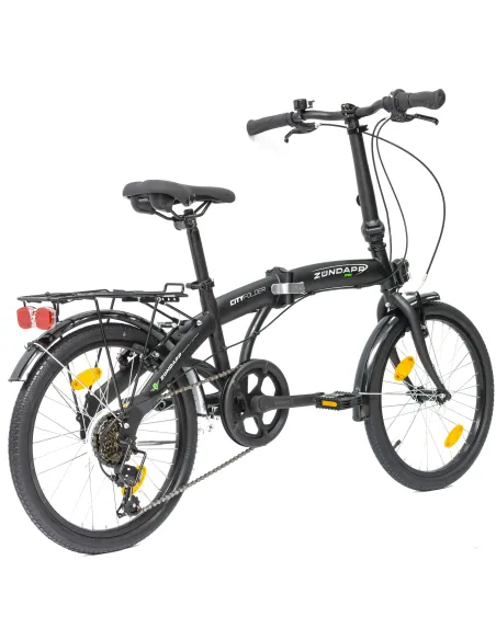 Rower Składany 20 Stal Męski Damski Miejski Składak Dzwonek Światła Bagaż