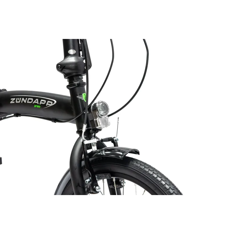 Rower Składany 20 Stal Męski Damski Miejski Składak Dzwonek Światła Bagaż