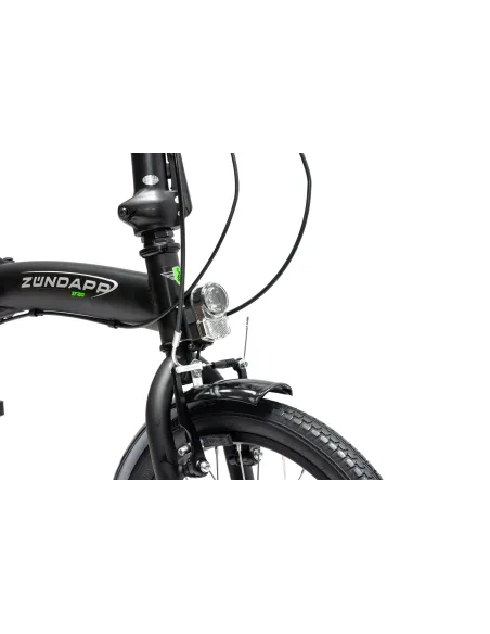 Rower Składany 20 Stal Męski Damski Miejski Składak Dzwonek Światła Bagaż