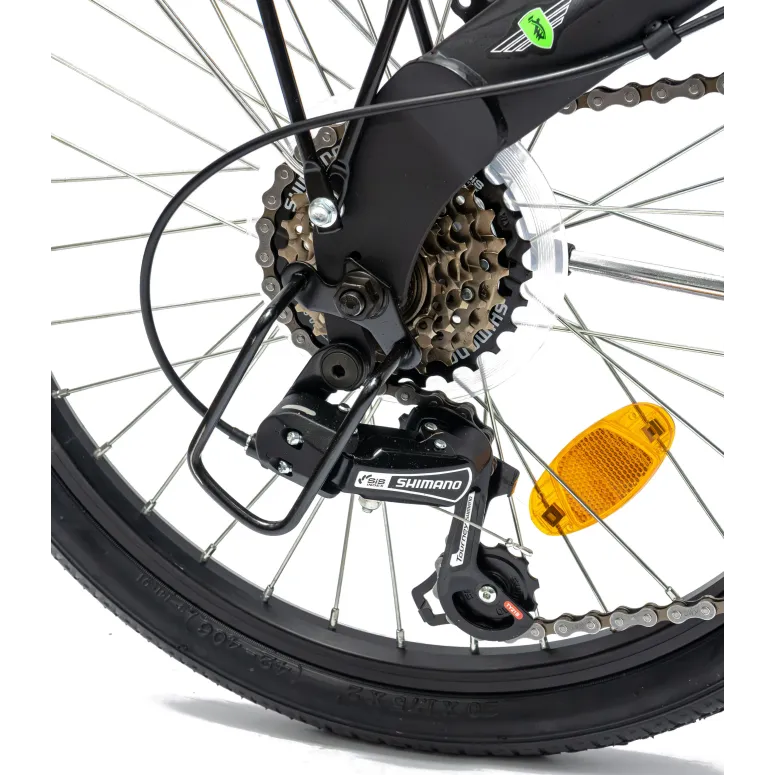 Rower Składany 20 Stal Męski Damski Miejski Składak Dzwonek Światła Bagaż