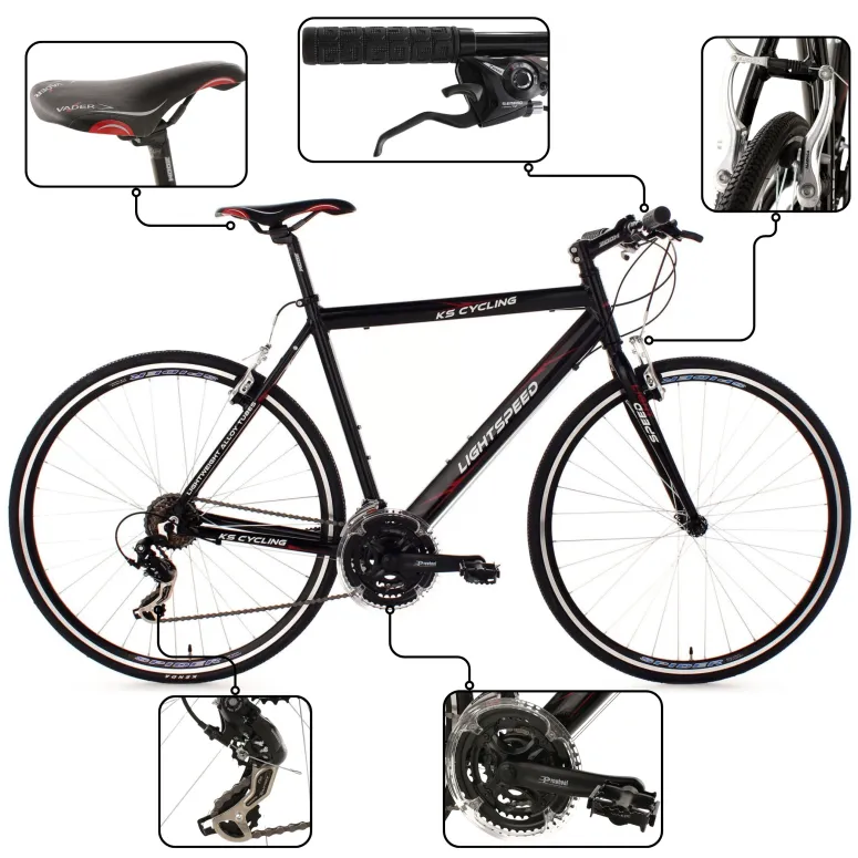 Rower Męski Szosowy 28" Aluminiowy Kolarzówka 21 Biegów SHIMANO Lekki