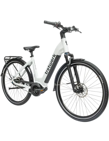 Rower Elektryczny Damski Trekkingowy SHIMANO Nexus LCD 250 W Aluminiowy