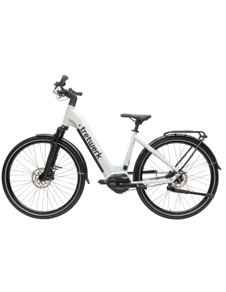 Rower Elektryczny Damski Trekkingowy SHIMANO Nexus LCD 250 W Aluminiowy