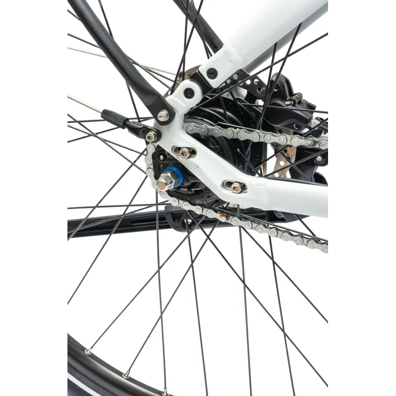 Rower Elektryczny Damski Trekkingowy SHIMANO Nexus LCD 250 W Aluminiowy