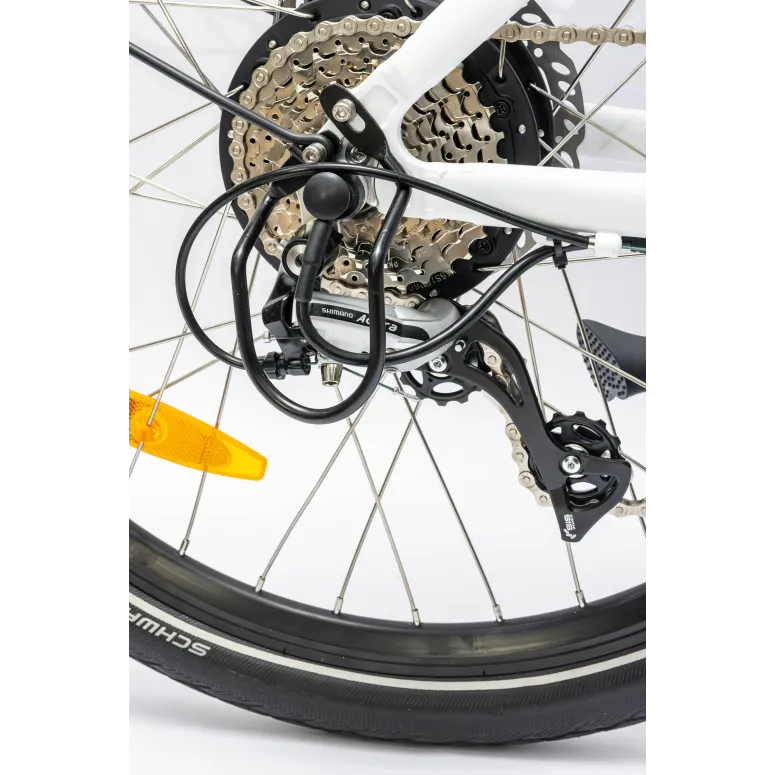 Rower Elektryczny Męski Damski Miejski Koła 26" SHIMANO Hydraulika 13 Ah