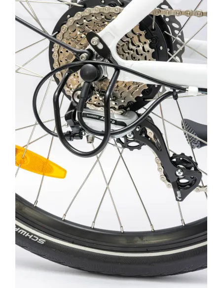 Rower Elektryczny Męski Damski Miejski Koła 26" SHIMANO Hydraulika 13 Ah