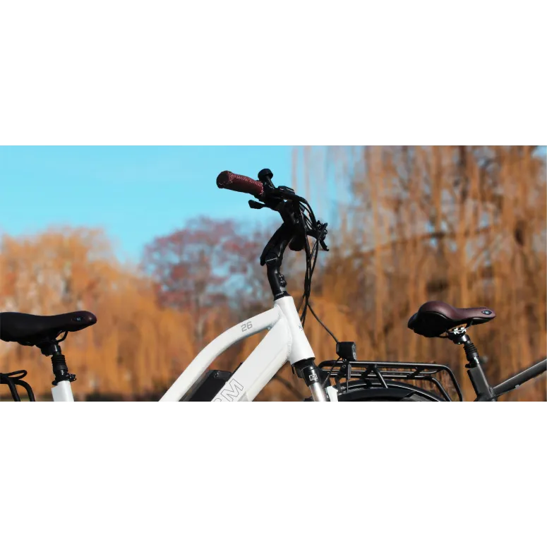 Rower Elektryczny Męski Damski Miejski Koła 26" SHIMANO Hydraulika 13 Ah