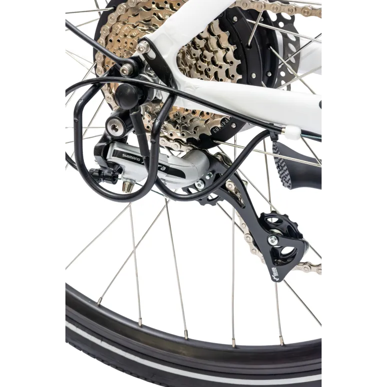 Rower Elektryczny Męski Damski Miejski Koła 28 SHIMANO Hydraulika 13 Ah