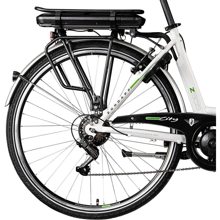 Rower Elektryczny Damski Miejski 28 250W Aluminium Shimano Bagażnik Światła