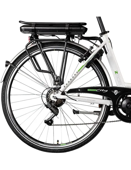 Rower Elektryczny Damski Miejski 28 250W Aluminium Shimano Bagażnik Światła