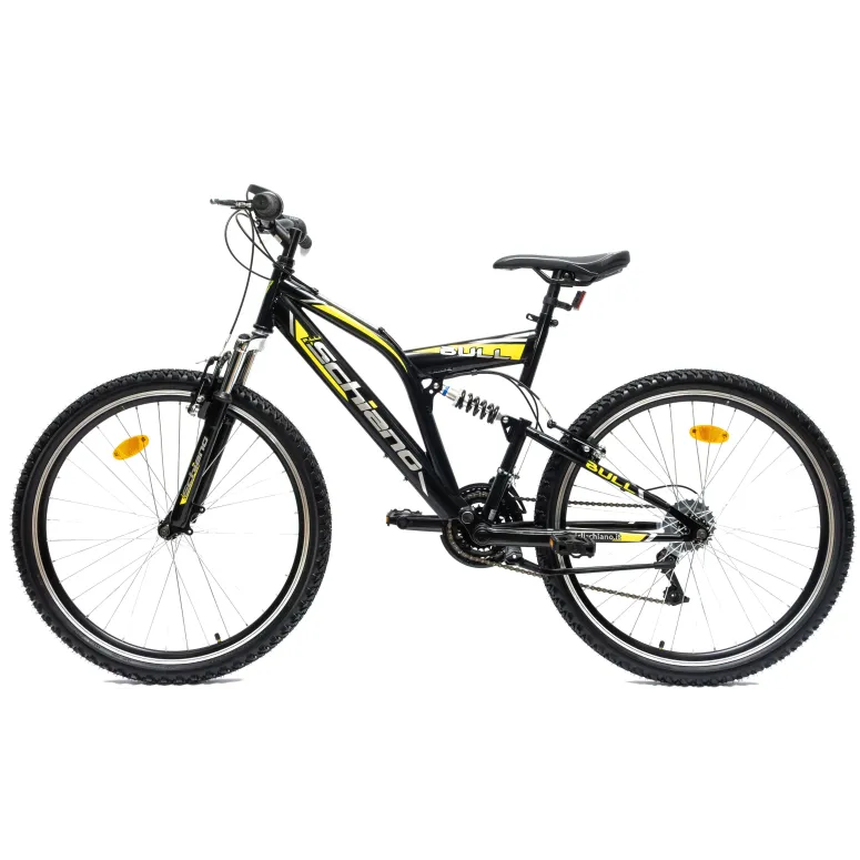 Rower Górski 26 Młodzieżowy Stal Pełna Amortyzacja Stopka Odblaski