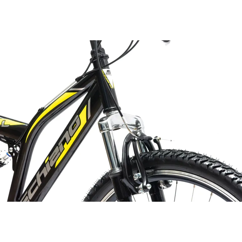 Rower Górski 26 Młodzieżowy Stal Pełna Amortyzacja Stopka Odblaski