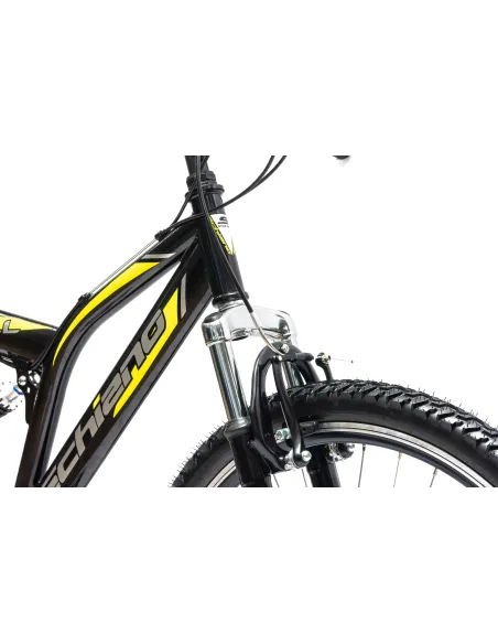 Rower Górski 26 Młodzieżowy Stal Pełna Amortyzacja Stopka Odblaski