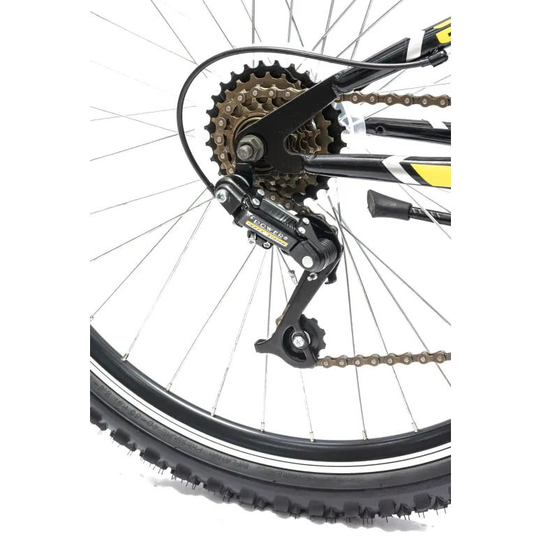 Rower Górski 26 Młodzieżowy Stal Pełna Amortyzacja Stopka Odblaski