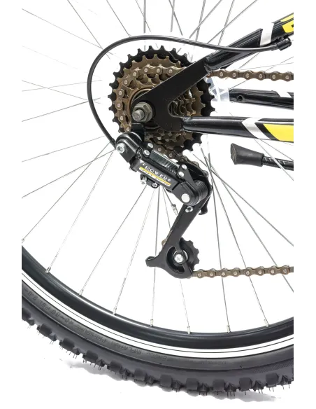 Rower Górski 26 Młodzieżowy Stal Pełna Amortyzacja Stopka Odblaski