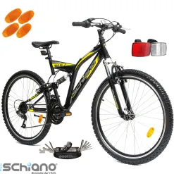 Rower Górski 26 Młodzieżowy Stal Pełna Amortyzacja Dzwonek Stopka Odblaski