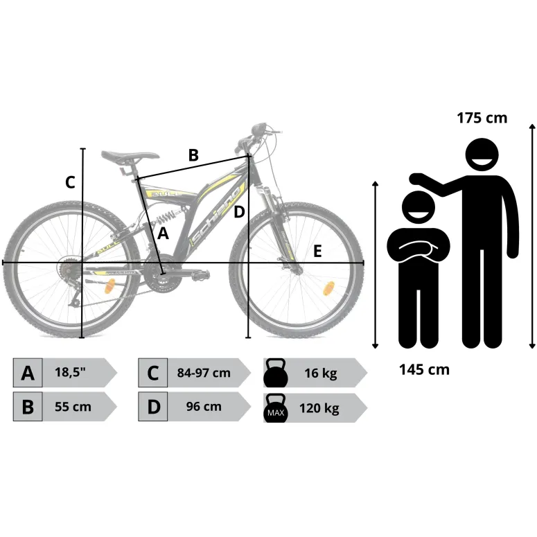 Rower Górski 26 Młodzieżowy Stal Pełna Amortyzacja Dzwonek Stopka Odblaski