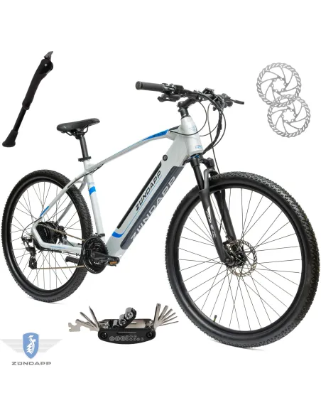 Rower Elektryczny Damski Męski Górski 29 MTB SHIMANO 250 W LCD Hydraulika