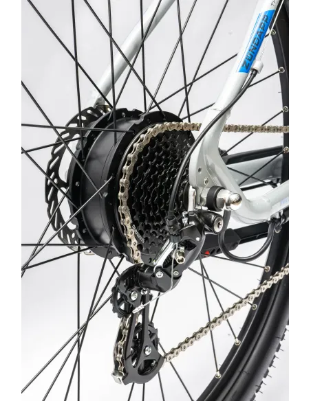 Rower Elektryczny Damski Męski Górski 29 MTB SHIMANO 250 W LCD Hydraulika