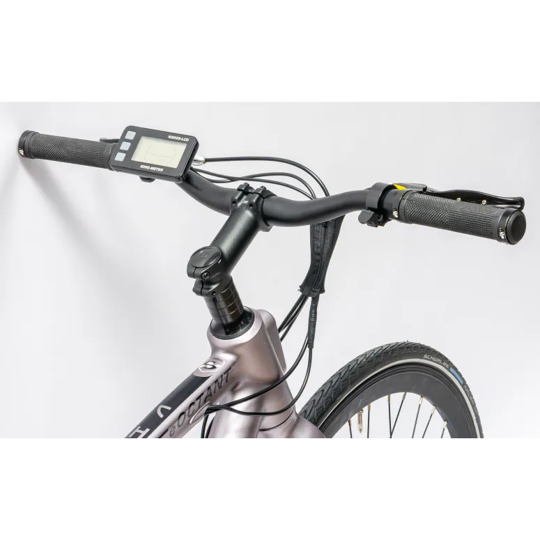 Rower Elektryczny Męski Trekkingowy Koła 28" LCD 250 W Aluminium Tarcze