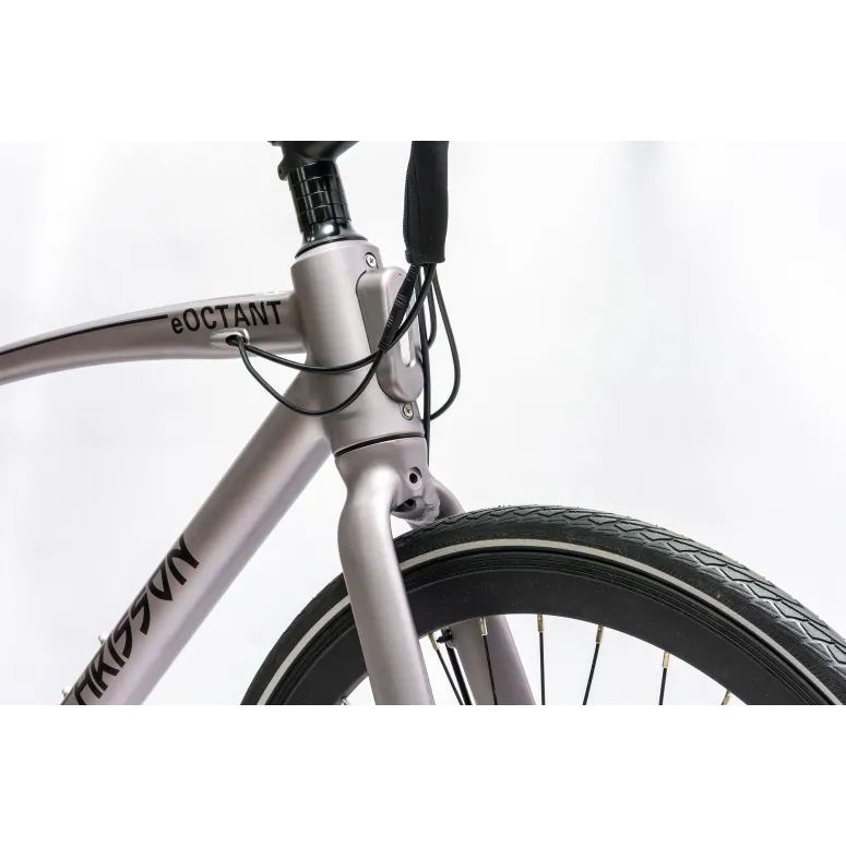 Rower Elektryczny Męski Trekkingowy Koła 28" LCD 250 W Aluminium Tarcze