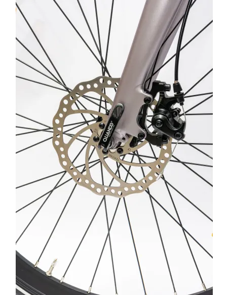 Rower Elektryczny Męski Trekkingowy Koła 28" LCD 250 W Aluminium Tarcze