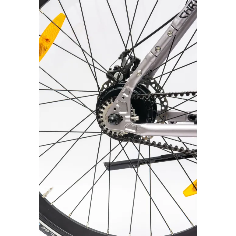 Rower Elektryczny Męski Trekkingowy Koła 28" LCD 250 W Aluminium Tarcze