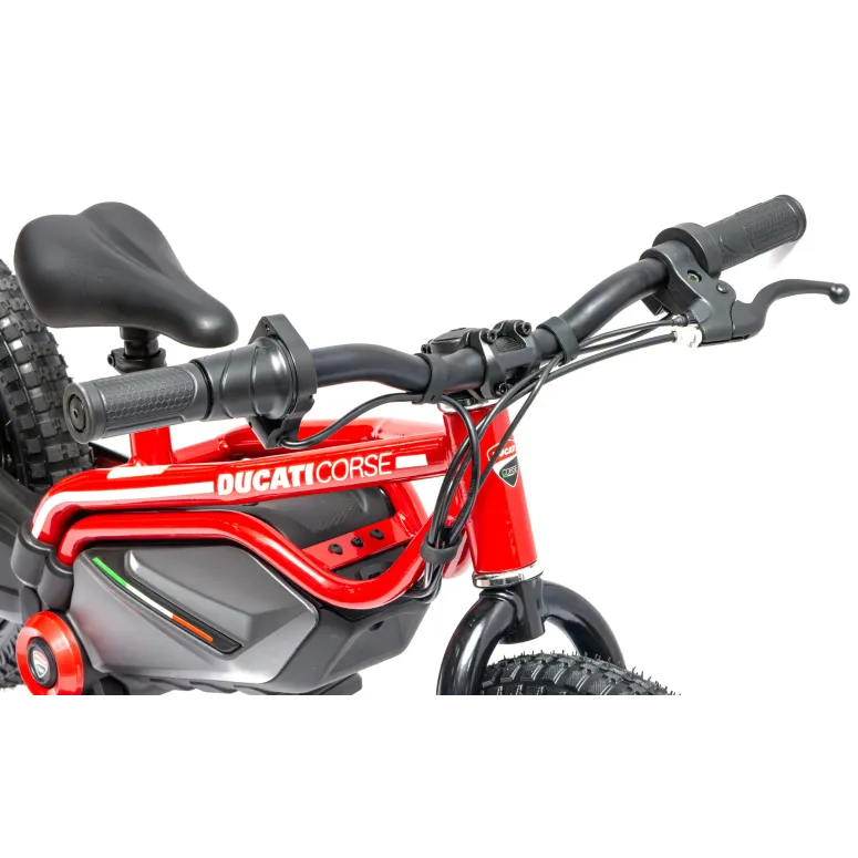 Motorower Dziecięcy Koła 16" do 12 km/h 150 W 5.2 Ah Odblaski Felgi