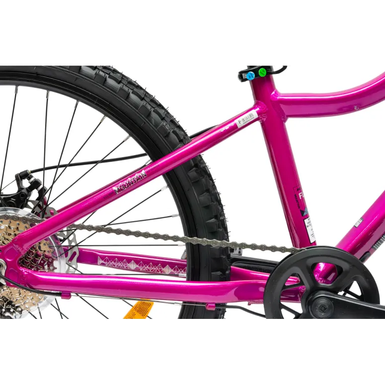 Rower Dziewczęcy Górski Koła 24" Junior MTB Aluminium Tarcze Amory SHIMANO