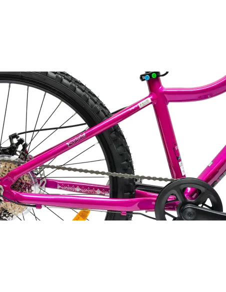 Rower Dziewczęcy Górski Koła 24" Junior MTB Aluminium Tarcze Amory SHIMANO