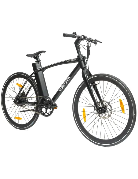 Rower Elektryczny Męski Trekkingowy Koła 28" LCD 250 W Tarcze Aluminium