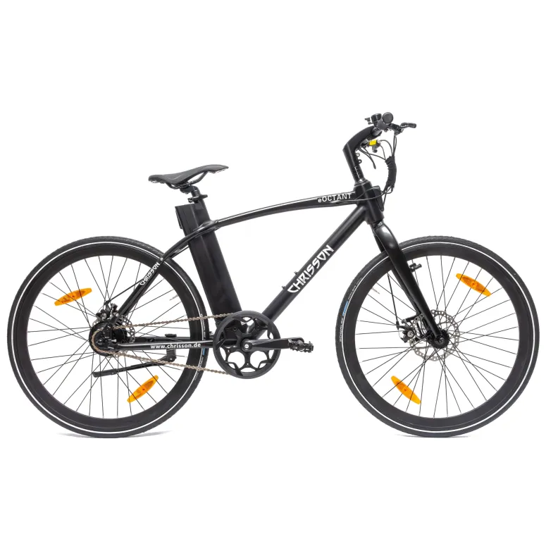 Rower Elektryczny Męski Trekkingowy Koła 28" LCD 250 W Tarcze Aluminium